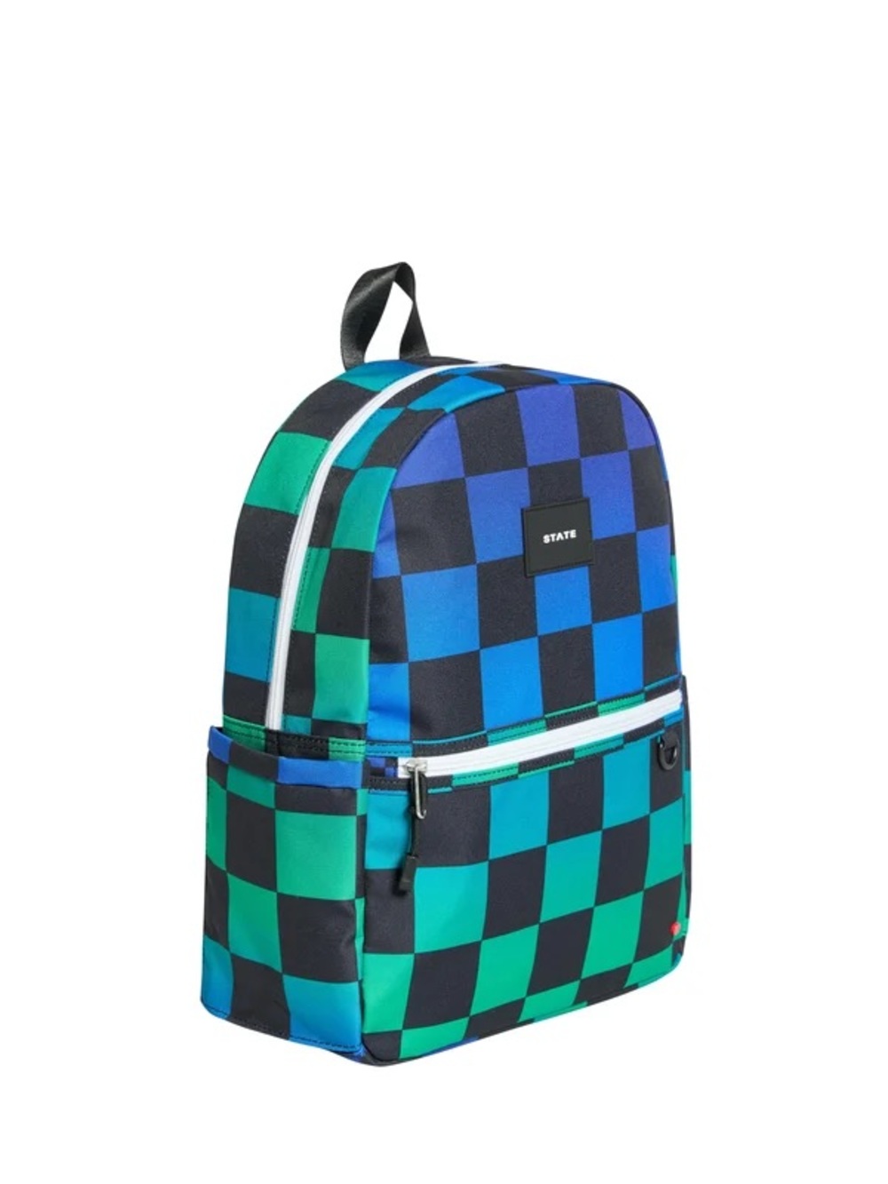 STATE Bags Kane Backpack in the Blue Checkerboard pattern